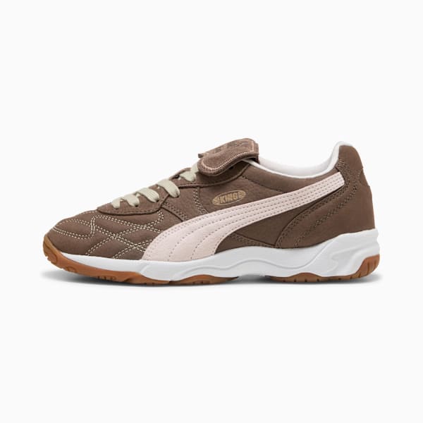King Indoor Wine Club Wns Women, Flat Bronze-PUMA White, extralarge