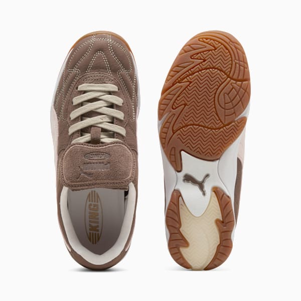 King Indoor Wine Club Wns Women, Flat Bronze-PUMA White, extralarge