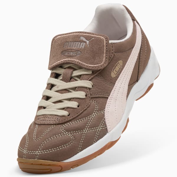 King Indoor Wine Club Wns Women, Flat Bronze-PUMA White, extralarge