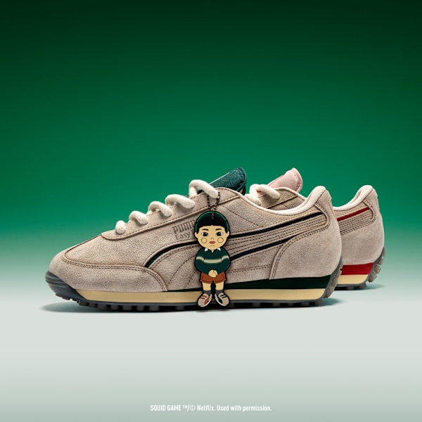 PUMA x SQUID GAME Easy Rider Comfort Sneakers, Alpine Snow-Dark Myrtle-Club Red, extralarge-IND