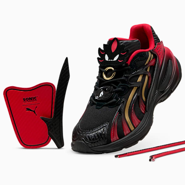 PUMA x SONIC THE HEDGEHOG - Sneakers Shadow inversé, PUMA Black-Gold, extralarge