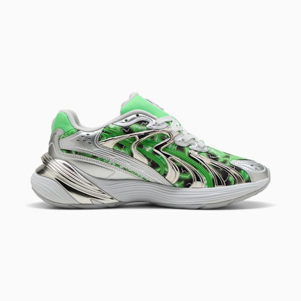 PUMA x RIPNDIP Inverse Sneakers, PUMA Silver-Fluro Green Pes, extralarge-IND
