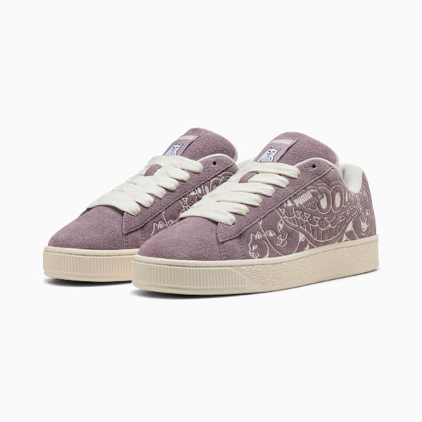 PUMA x RIPNDIP Suede XL Sneakers, Plum Jam-Warm White, extralarge-IND