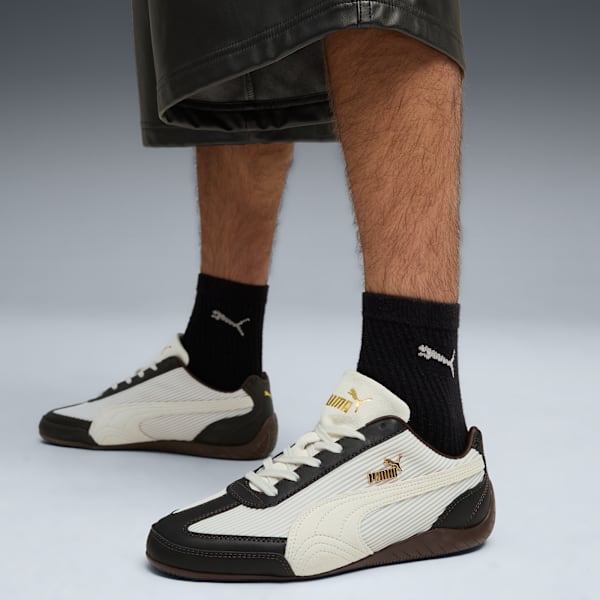 Speedcat Textile Unisex, PUMA Black-Warm White, extralarge