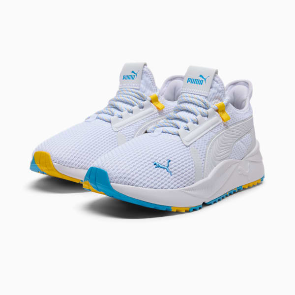 Tenis para hombre Pacer Future Street Abstract, PUMA White-PUMA White-Team Light Blue, extralarge