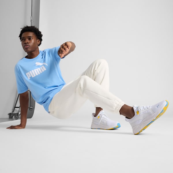 Tenis para hombre Pacer Future Street Abstract, PUMA White-PUMA White-Team Light Blue, extralarge