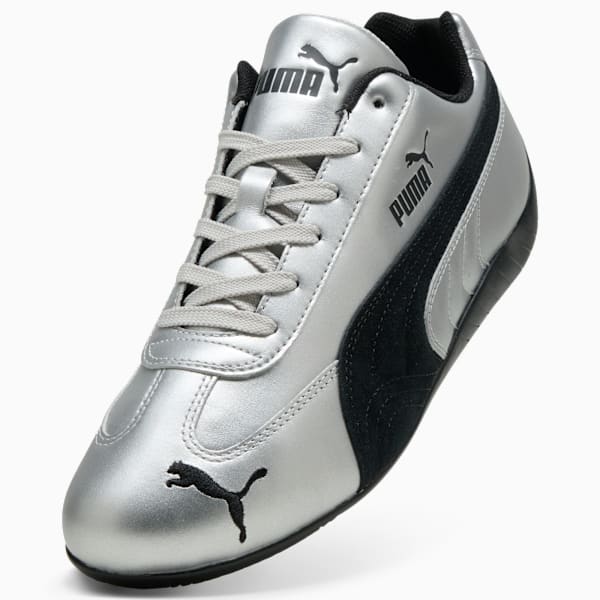 Speedcat Metallic Sneakers, PUMA Silver-PUMA Black, extralarge-IND