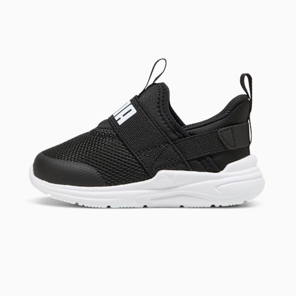 Soft Wired 2 SLIPTECH Sneakers Toddlers, PUMA Black-PUMA White, extralarge-GBR
