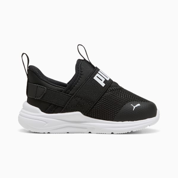 Soft Wired 2 SLIPTECH Sneakers Toddlers, PUMA Black-PUMA White, extralarge-GBR