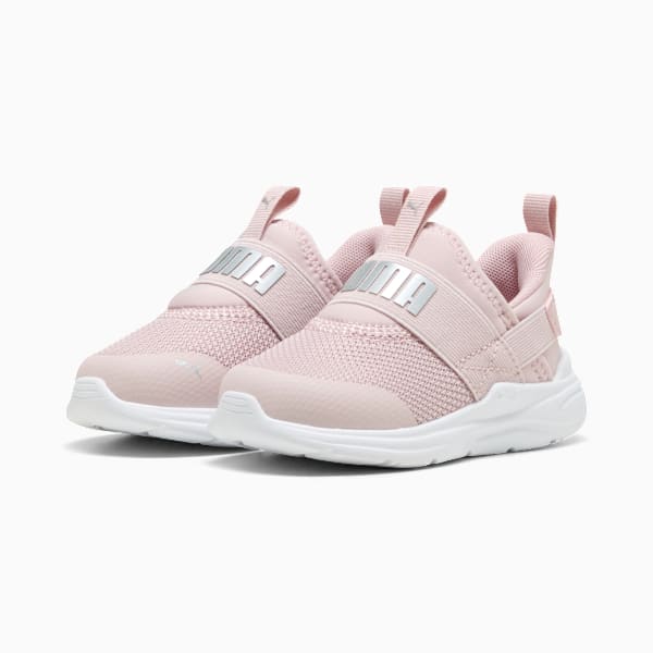 Soft Wired 2 SLIPTECH Sneakers Toddlers, Mauve Mist-PUMA Silver-PUMA White, extralarge-GBR