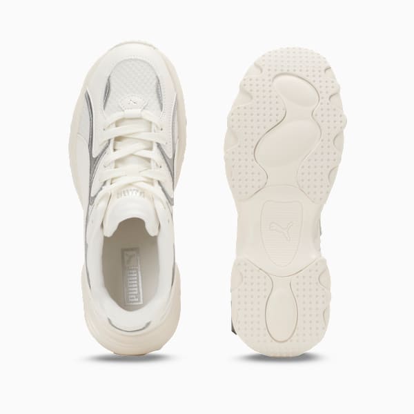 ウィメンズ パルサー ライト シャインメリー スニーカー, Warm White-PUMA Silver, extralarge-JPN