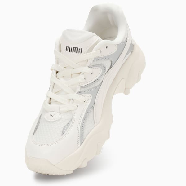 【PUMA】 W PULSAR LITE SHINMERY W.WH/SILVER 国内発送 PUMA スニーカー プーマ W PULSAR LITE SHINMERY 403720 03W.WH