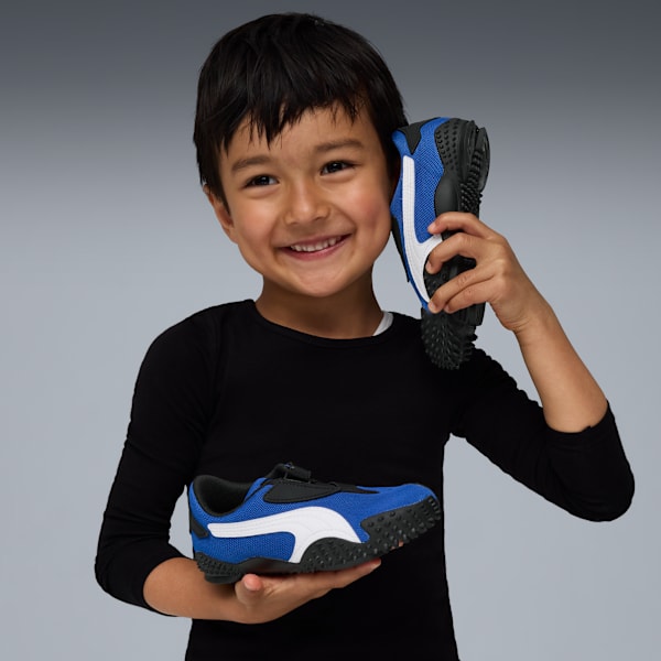 Mostro OG Prime Sneakers Kids, Mountain Blue-PUMA White, extralarge