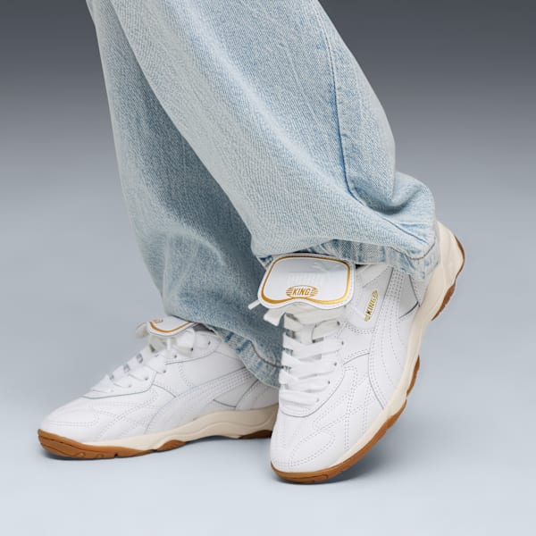 King Indoor Sneakers Youth, PUMA White-Frosted Ivory, extralarge