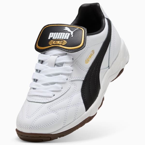 Tenis juvenil King Indoor, PUMA White-PUMA Black, extralarge