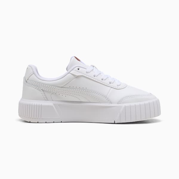 Carina Mia Jr Sneakers Youth, PUMA White-PUMA Gold, extralarge