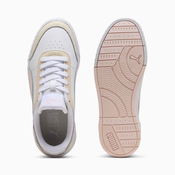 Carina Mia Jr Sneakers Youth, PUMA White-Jasmine Flower-Alpine Snow, extralarge