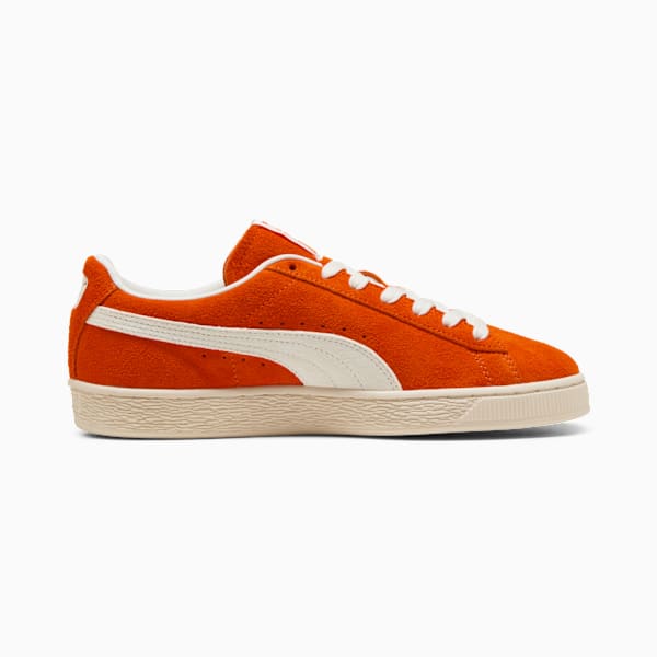 Suede Charles F. Stead IV Unisex, Orange Glo-PUMA White, extralarge