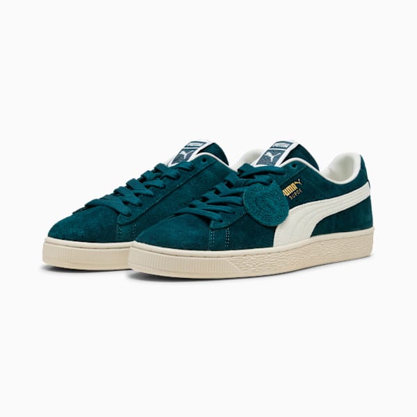 Tenis Suede Charles F. Stead V, Persian Blue-PUMA White, extralarge