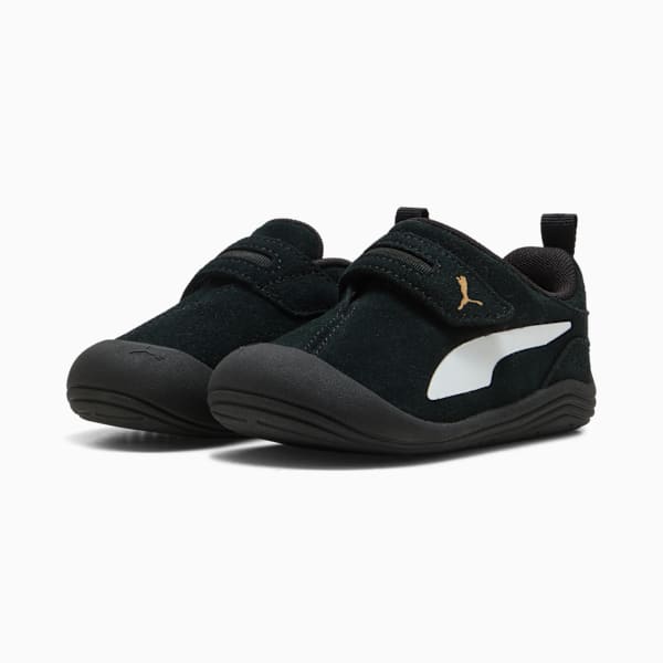 Kitten Premium Sneakers Toddlers, PUMA Black-PUMA White-PUMA Gold, extralarge