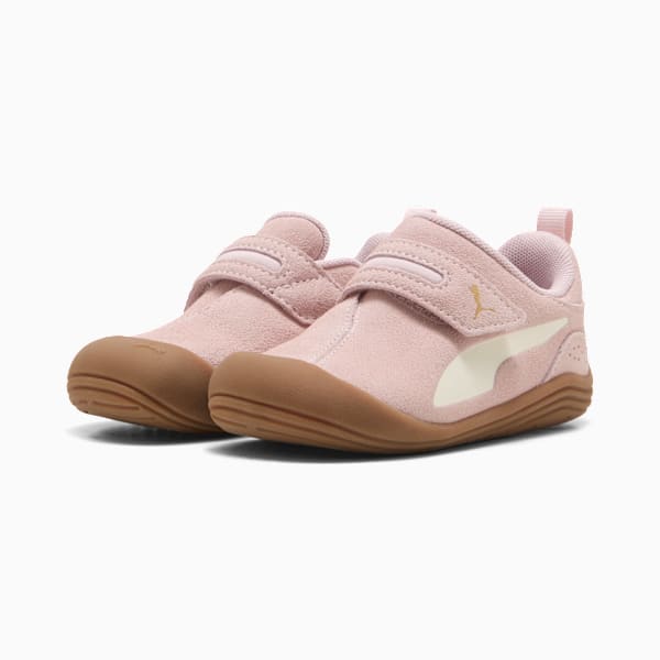 Kitten Premium Sneakers Toddlers, Mauve Mist-Frosted Ivory-PUMA Gold, extralarge