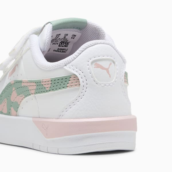 Jada Classic Girly Sneakers Toddlers, PUMA White-Light Moss-Mauve Mist, extralarge