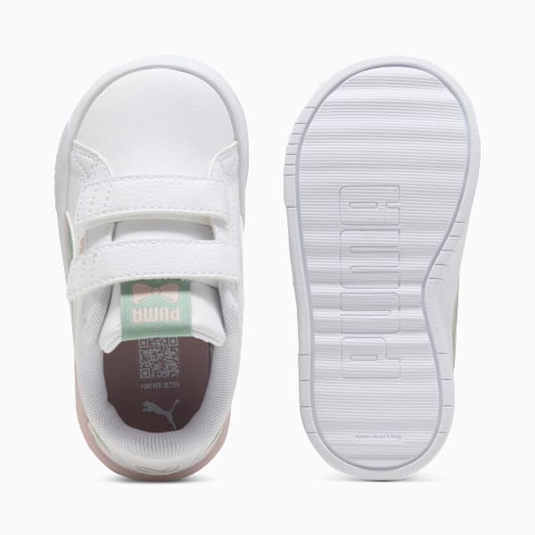 Jada Classic Girly Sneakers Toddlers, PUMA White-Light Moss-Mauve Mist, extralarge