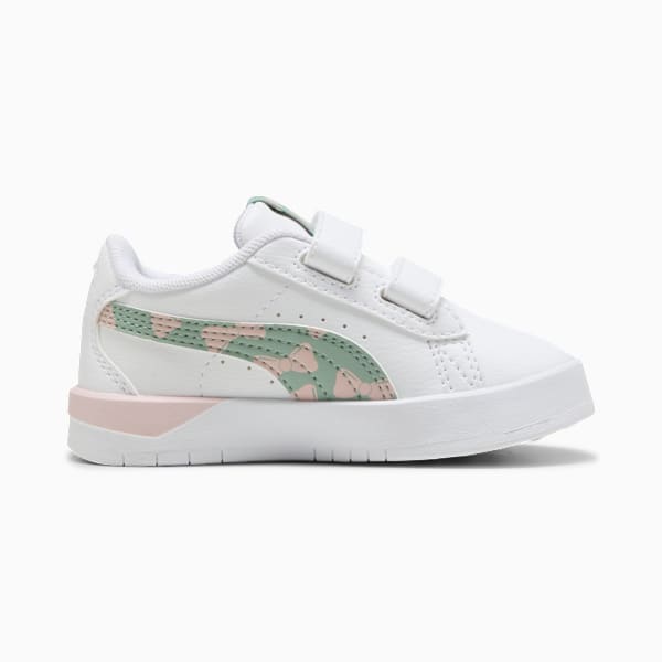 Jada Classic Girly Sneakers Toddlers, PUMA White-Light Moss-Mauve Mist, extralarge