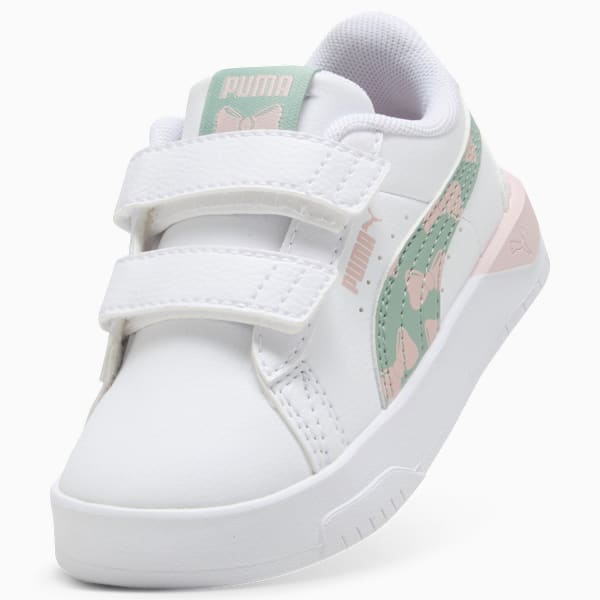 Jada Classic Girly Sneakers Toddlers, PUMA White-Light Moss-Mauve Mist, extralarge