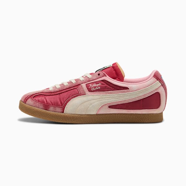 Tenis PUMA x KIDSUPER Brasil Panels, Dark Crimson-Alpine Snow, extralarge