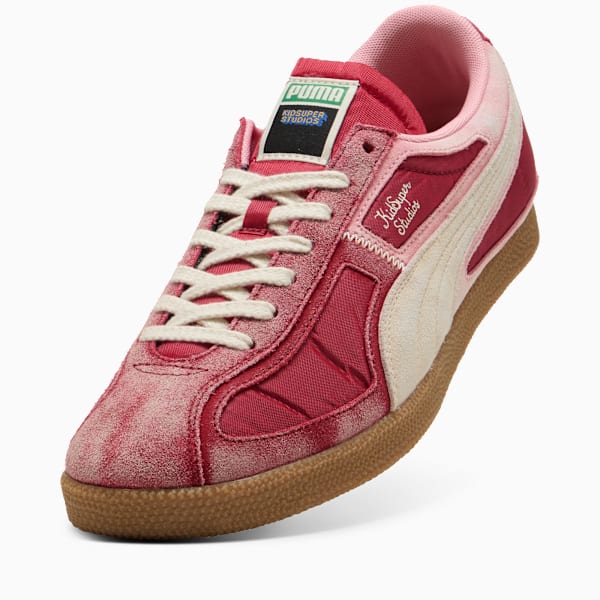 Tenis PUMA x KIDSUPER Brasil Panels, Dark Crimson-Alpine Snow, extralarge