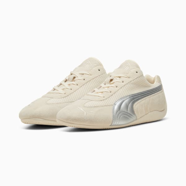 Speedcat Premium Sneakers Unisex, Frosted Ivory-Matte Silver, extralarge-GBR