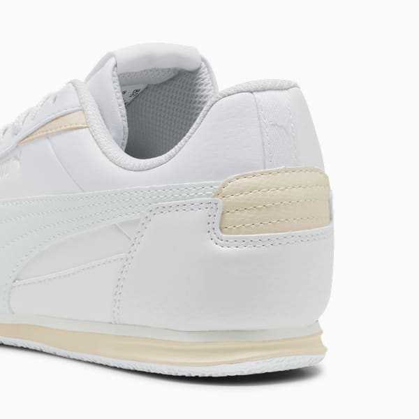 Tenis Easy On Bella Donna para niños grandes, PUMA White-PUMA White-PUMA Silver, extralarge