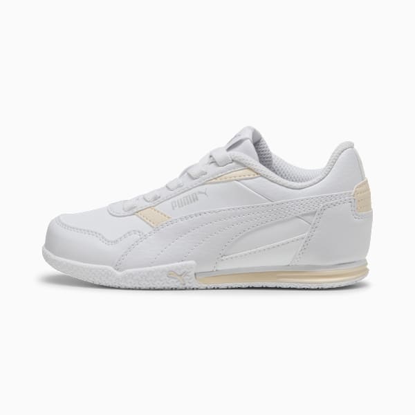 Bella Donna SL AC Kids, PUMA White-PUMA White-PUMA Silver, extralarge