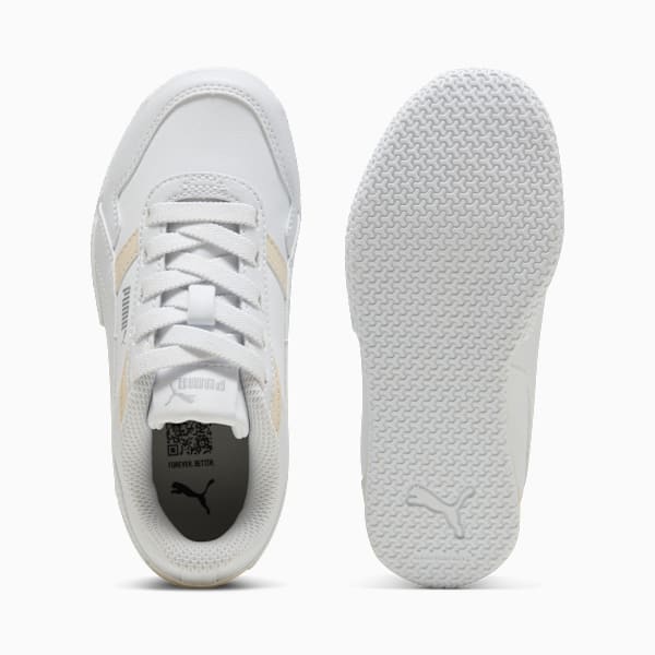 Bella Donna SL AC Kids, PUMA White-PUMA White-PUMA Silver, extralarge