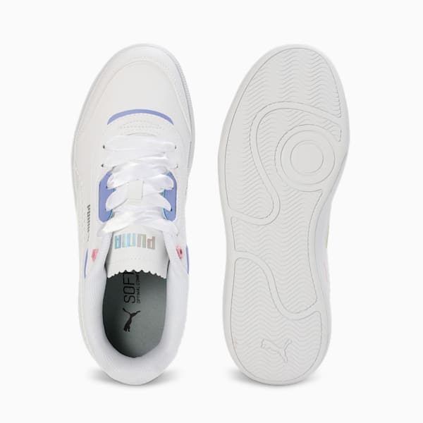 Tori Pixie V1 Women's All-day Comfort Sneakers, PUMA White-Lavendar Pop-Pale Lemon-PRISM PINK, extralarge-IND