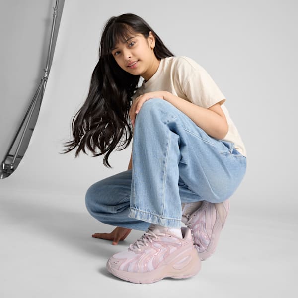 Inverse Premium Big Kids' Sneakers, Galaxy Pink-Mauve Mist-Frosty Pink, extralarge