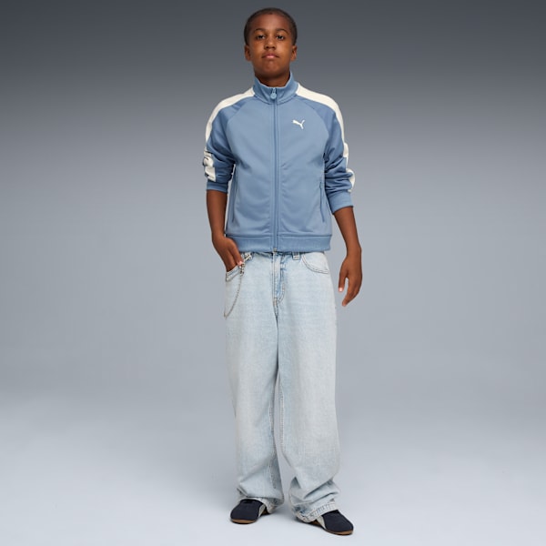 Speedcat Metallic Jr Youth, New Navy-PUMA Silver, extralarge
