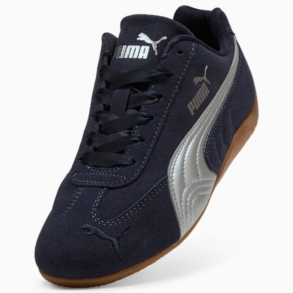 Speedcat Metallic Jr Youth, New Navy-PUMA Silver, extralarge