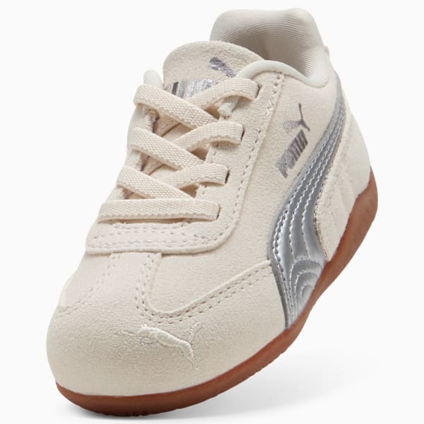 Tenis Speedcat Metallic para infantes, Alpine Snow-PUMA Silver, extralarge
