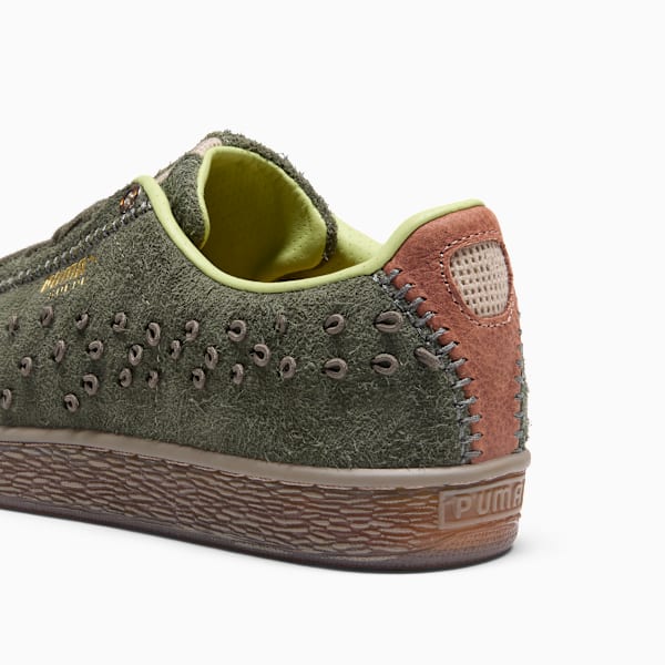 Suede Bodega Sneakers, Dark Olive-Totally Taupe-Brown Mushroom, extralarge