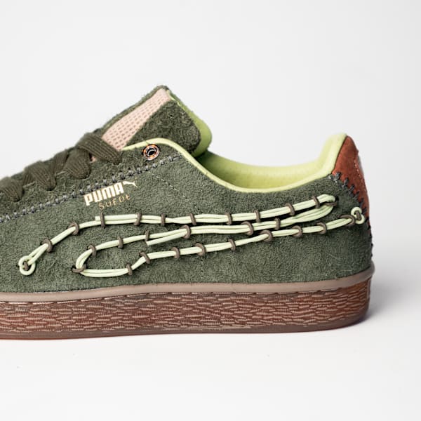 Suede Bodega Sneakers, Dark Olive-Totally Taupe-Brown Mushroom, extralarge