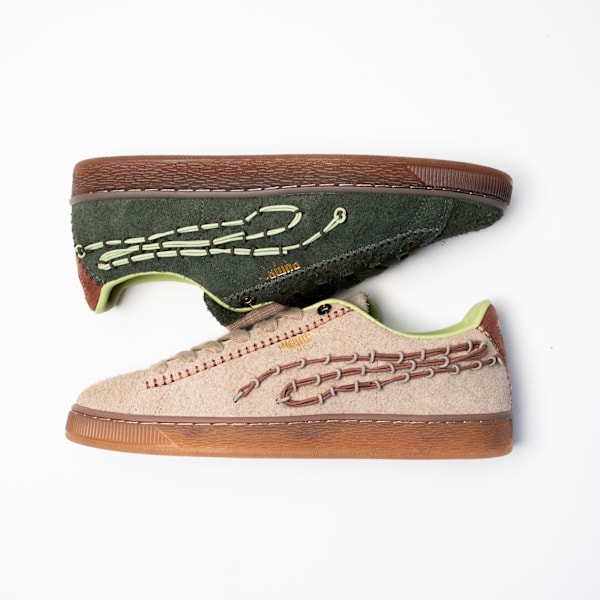 Suede Bodega Sneakers, Ice Coffee-Toasted-Teak, extralarge