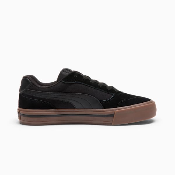 Court Classic Vulcanized Men's Sneakers, PUMA Black-PUMA Gold, extralarge