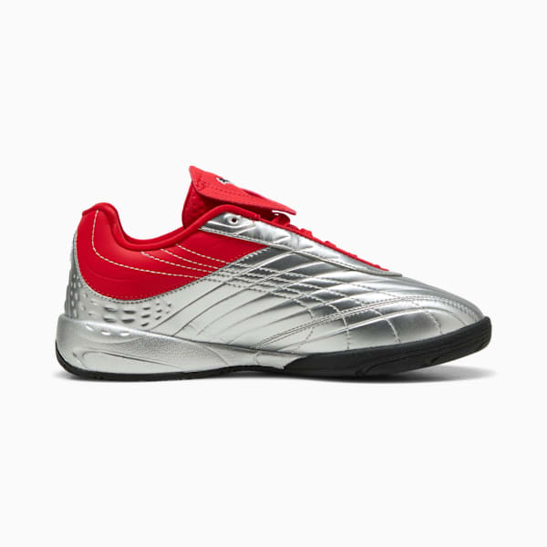 V-S2 Goalgetter Big Kids' Sneakers, PUMA Silver-For All Time Red, extralarge