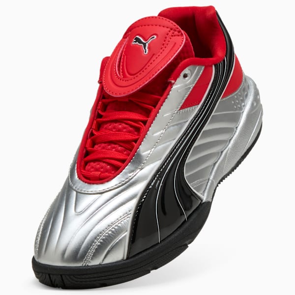 V-S2 Goalgetter Big Kids' Sneakers, PUMA Silver-For All Time Red, extralarge