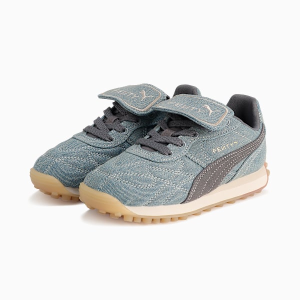 キッズ FENTY x PUMA AVANTI スマーフ スニーカー 17-21cm, Slate Sky, extralarge-JPN