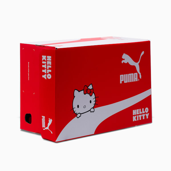 Tenis de gamuza para mujer XL Red Bow PUMA x HELLO KITTY® AND FRIENDS, For All Time Red-PUMA White-Mountain Blue, extralarge