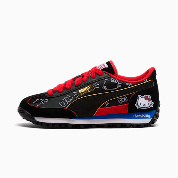 Sneakers PUMA x HELLO KITTY® AND FRIENDS Easy Rider Goth Femme, PUMA Black-For All Time Red-Mountain Blue, extralarge