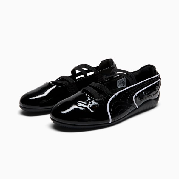 Chaussures Speedcat Ballet brillantes Femme, PUMA Black-PUMA White, extralarge